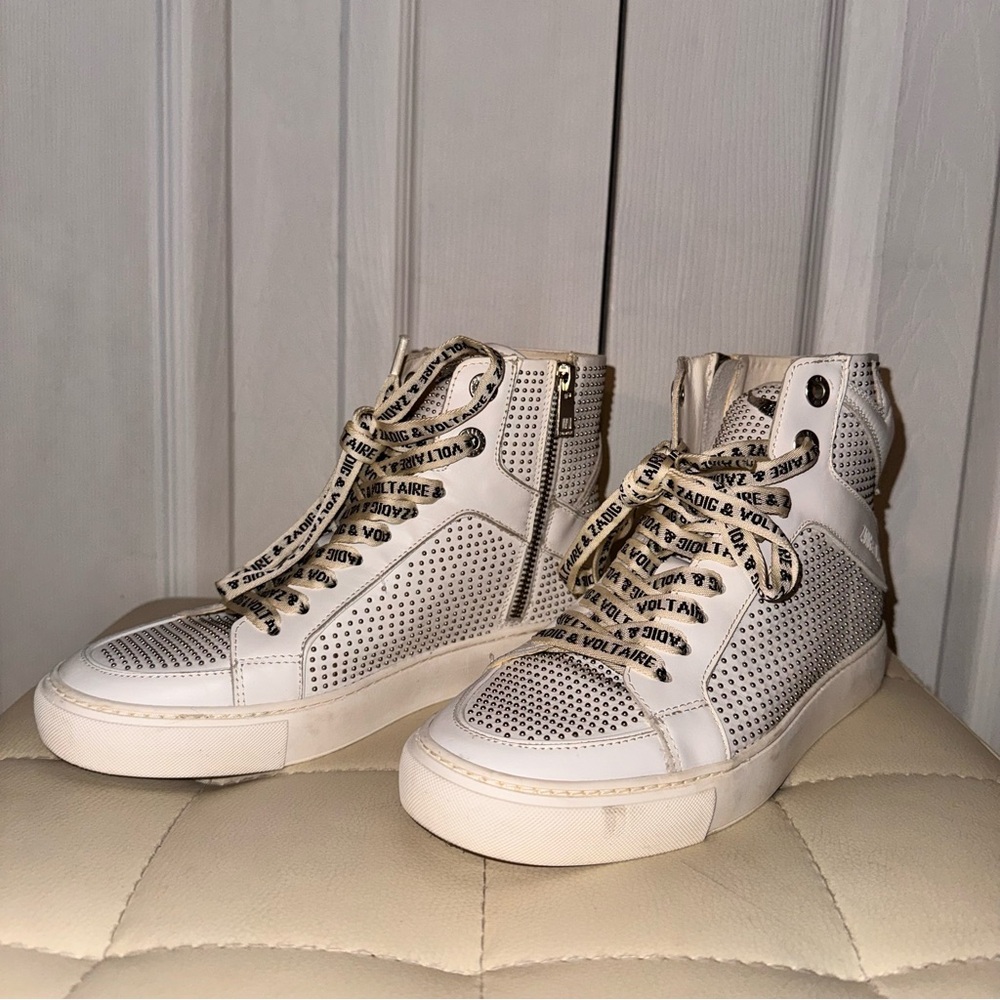 Zadig & Voltaire Leather Sneakers